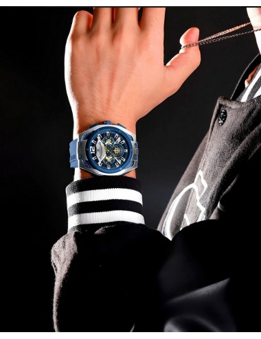 Reloj Naviforce Deportivo Nf8063 Goma Hombre + Estuche