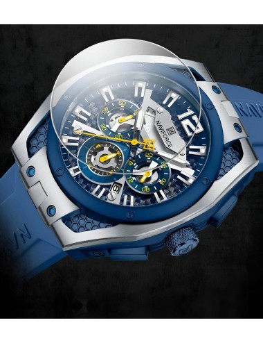 Reloj Naviforce Deportivo Nf8063 Goma Hombre + Estuche