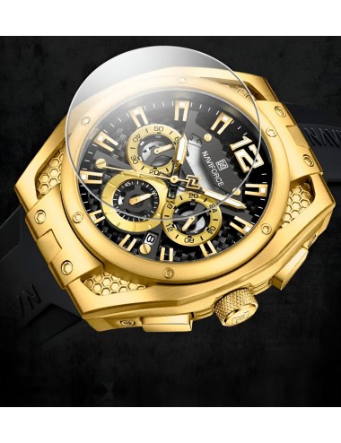 Reloj Naviforce Deportivo Nf8063 Goma Hombre + Estuche
