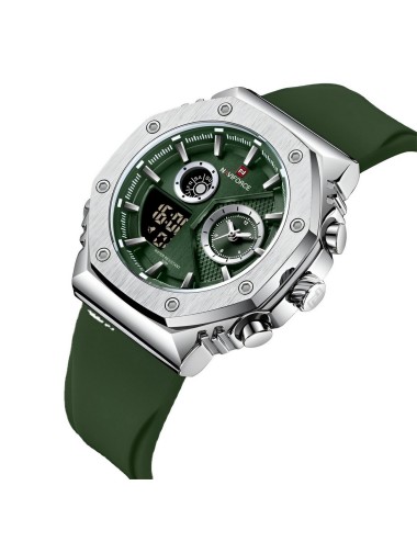 Reloj Naviforce Deportivo Nf9216t Goma Hombre Led + Estuche