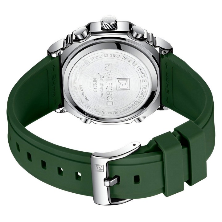 Reloj Naviforce Deportivo Nf9216t Goma Hombre Led + Estuche