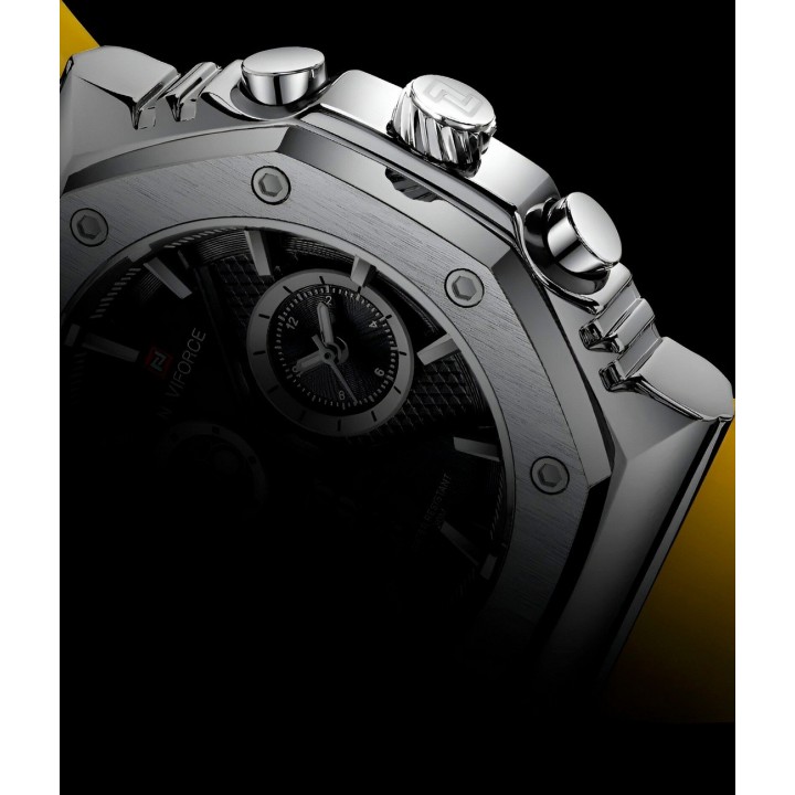 Reloj Naviforce Deportivo Nf9216t Goma Hombre Led + Estuche