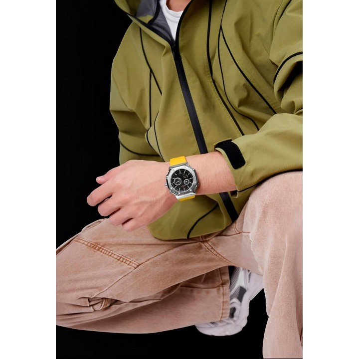 Reloj Naviforce Deportivo Nf9216t Goma Hombre Led + Estuche
