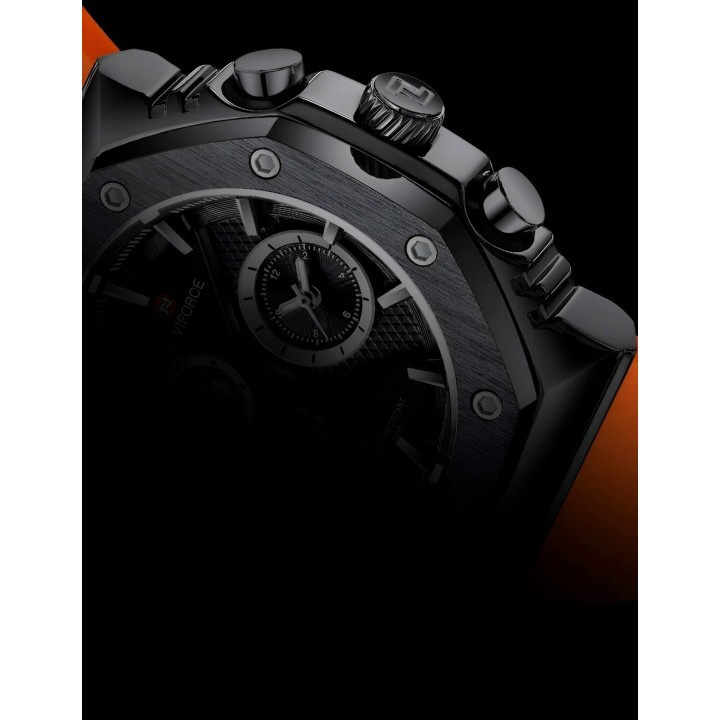 Reloj Naviforce Deportivo Nf9216t Goma Hombre Led + Estuche