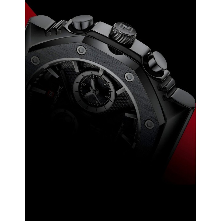 Reloj Naviforce Deportivo Nf9216t Goma Hombre Led + Estuche