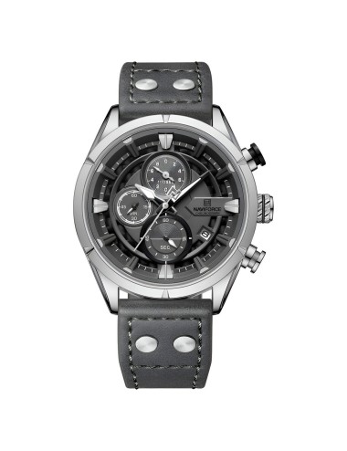 Reloj Naviforce Casual Nf8045 Cuero Hombre + Estuche
