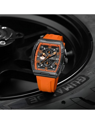 Reloj Naviforce Deportivo Nf8052 Goma Hombre + Estuche