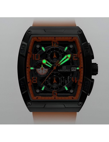 Reloj Naviforce Deportivo Nf8052 Goma Hombre + Estuche