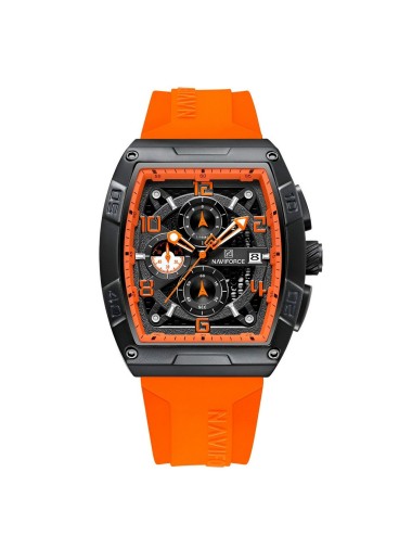 Reloj Naviforce Deportivo Nf8052 Goma Hombre + Estuche