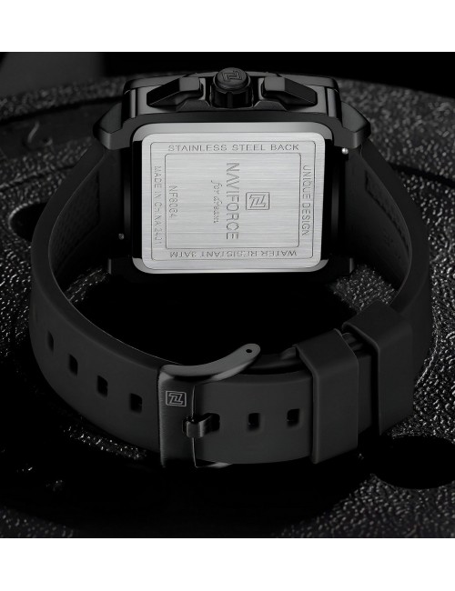 Reloj Naviforce Deportivo Nf8064 Goma Hombre + Estuche
