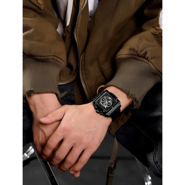 Reloj Naviforce Deportivo Nf8064 Goma Hombre + Estuche