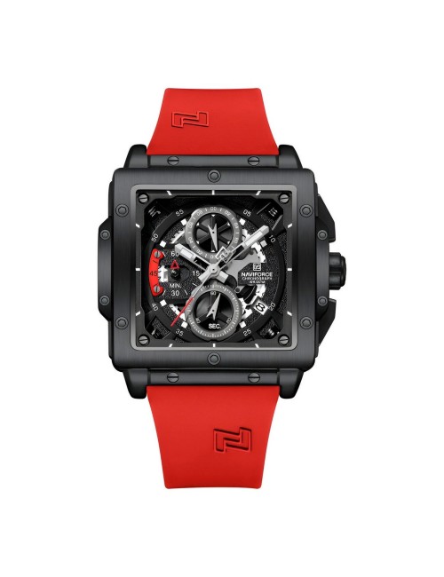 Reloj Naviforce Deportivo Nf8064 Goma Hombre + Estuche