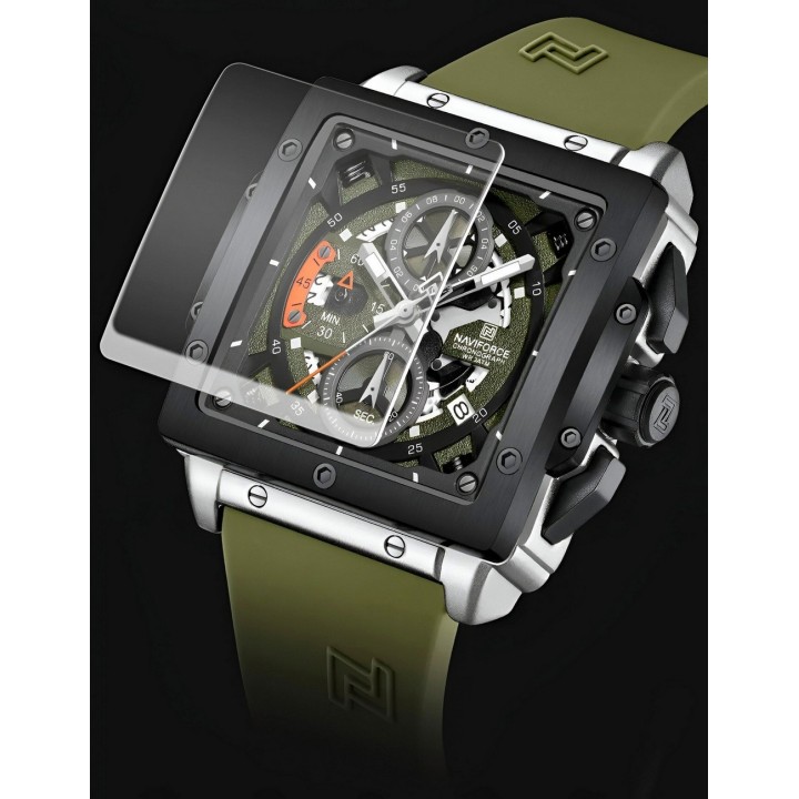Reloj Naviforce Deportivo Nf8064 Goma Hombre + Estuche