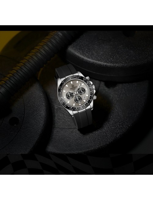 Reloj Naviforce Casual Nf8054 Goma Hombre + Estuche