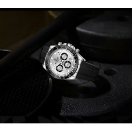 Reloj Naviforce Casual Nf8054 Goma Hombre + Estuche