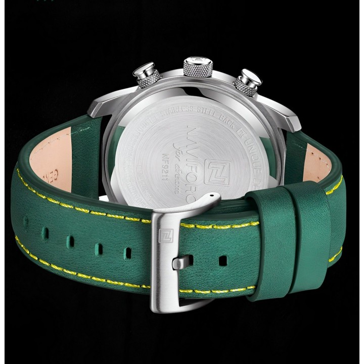 Reloj Naviforce Casual Nf9211l Cuero Hombre + Estuche