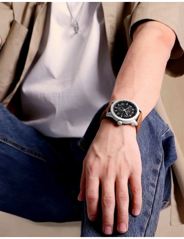Reloj Naviforce Casual Nf9229 Cuero Hombre + Estuche