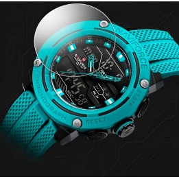 Reloj Naviforce Deportivo Nf7114 Goma Led Hombre + Estuche