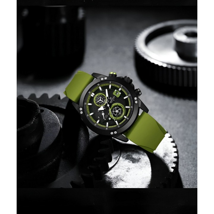 Reloj Naviforce Deportivo Nf8033 Goma Hombre + Estuche