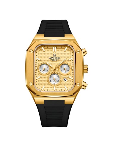 Reloj Naviforce Deportivo Nf8037 Goma Hombre + Estuche