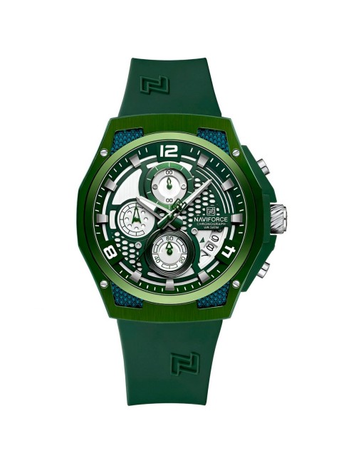 Reloj Naviforce Deportivo Nf8051t Goma Hombre + Estuche