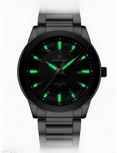 Reloj Naviforce Casual Nf8029 Crono Hombre Acero+ Estuche