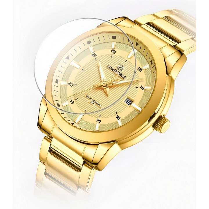 Reloj Naviforce Casual Nf8029 Crono Hombre Acero+ Estuche