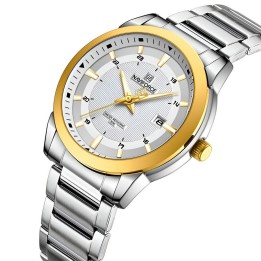 Reloj Naviforce Casual Nf8029 Crono Hombre Acero+ Estuche
