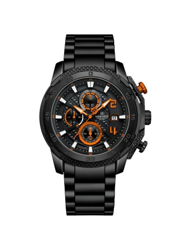 Reloj Naviforce Casual Nf8047s Crono Hombre Acero+ Estuche