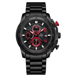 Reloj Naviforce Casual Nf8047s Crono Hombre Acero+ Estuche