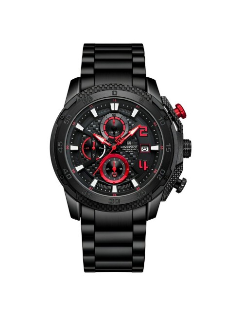 Reloj Naviforce Casual Nf8047s Crono Hombre Acero+ Estuche