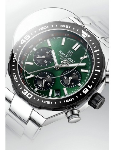 Reloj Naviforce Casual Nf8049 Crono Hombre Acero+ Estuche