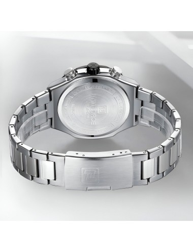 Reloj Naviforce Casual Nf8049 Crono Hombre Acero+ Estuche