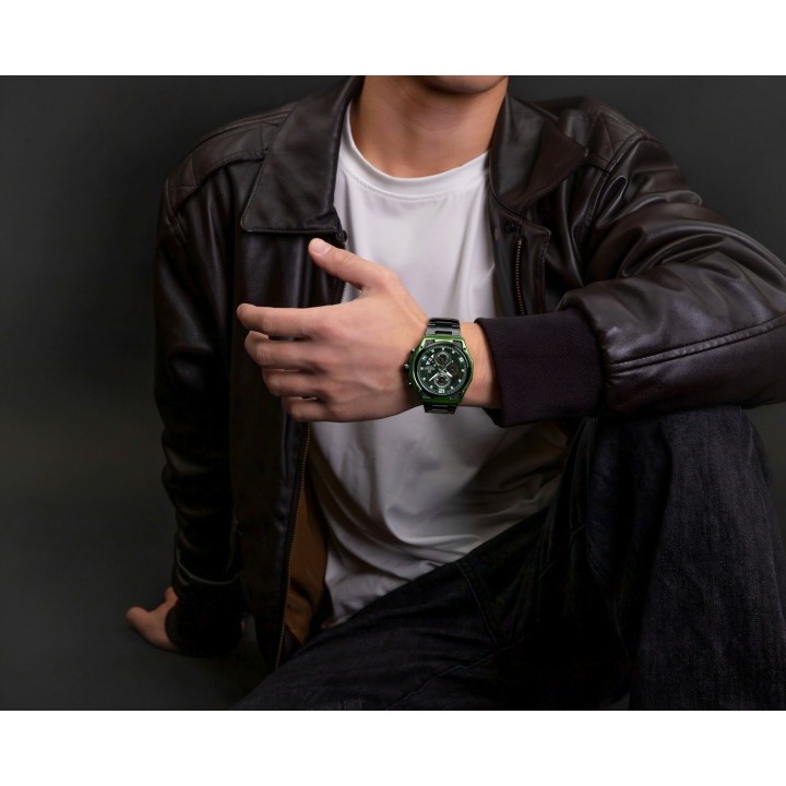 Reloj Naviforce Casual Nf8051s Crono Hombre Acero+ Estuche
