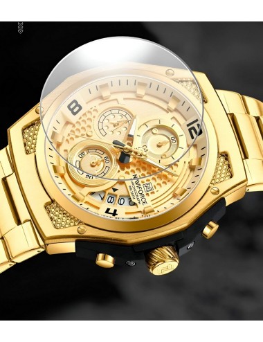 Reloj Naviforce Casual Nf8051s Crono Hombre Acero+ Estuche