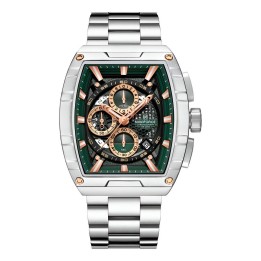 Reloj Naviforce Casual Nf8066 Crono Hombre Acero+ Estuche