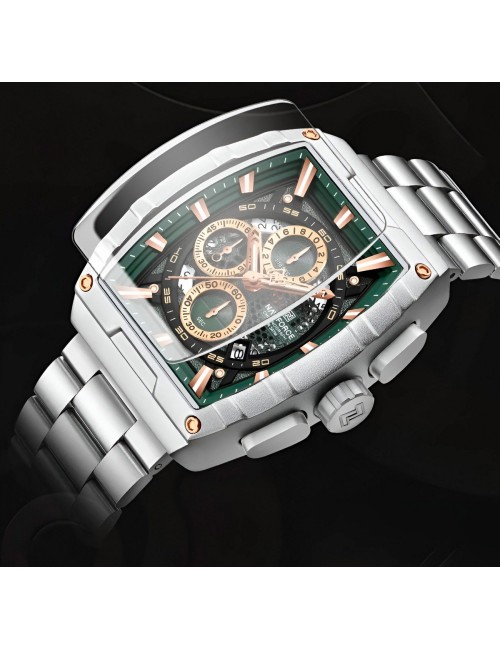 Reloj Naviforce Casual Nf8066 Crono Hombre Acero+ Estuche