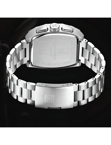 Reloj Naviforce Casual Nf8066 Crono Hombre Acero+ Estuche