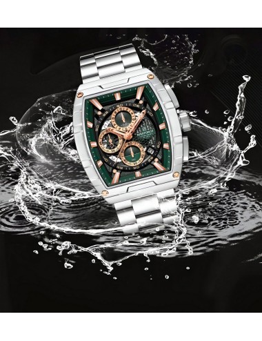 Reloj Naviforce Casual Nf8066 Crono Hombre Acero+ Estuche