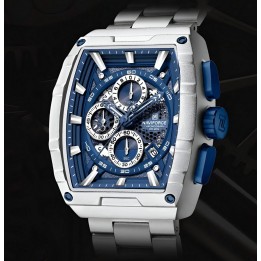 Reloj Naviforce Casual Nf8066 Crono Hombre Acero+ Estuche