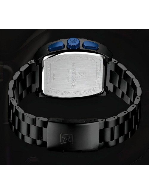 Reloj Naviforce Casual Nf8066 Crono Hombre Acero+ Estuche