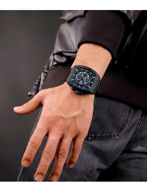 Reloj Naviforce Casual Nf8066 Crono Hombre Acero+ Estuche