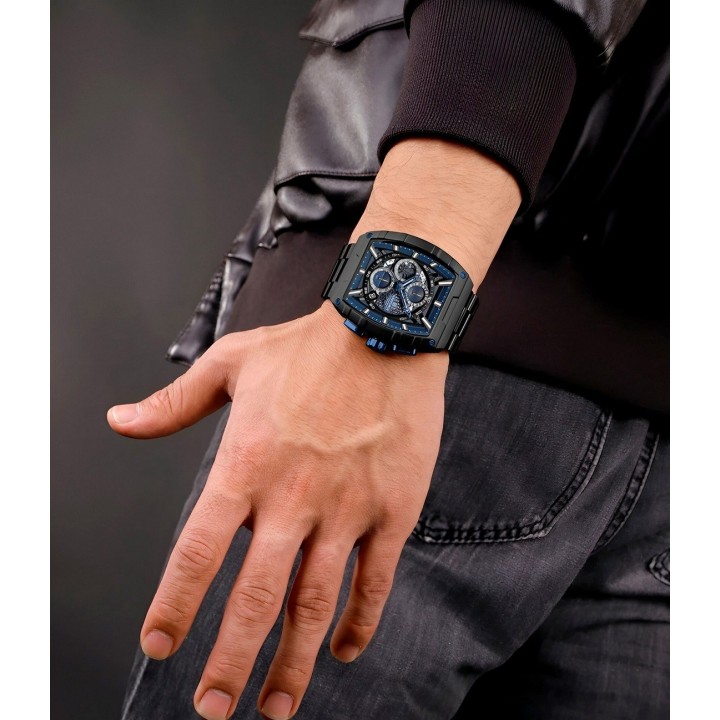 Reloj Naviforce Casual Nf8066 Crono Hombre Acero+ Estuche