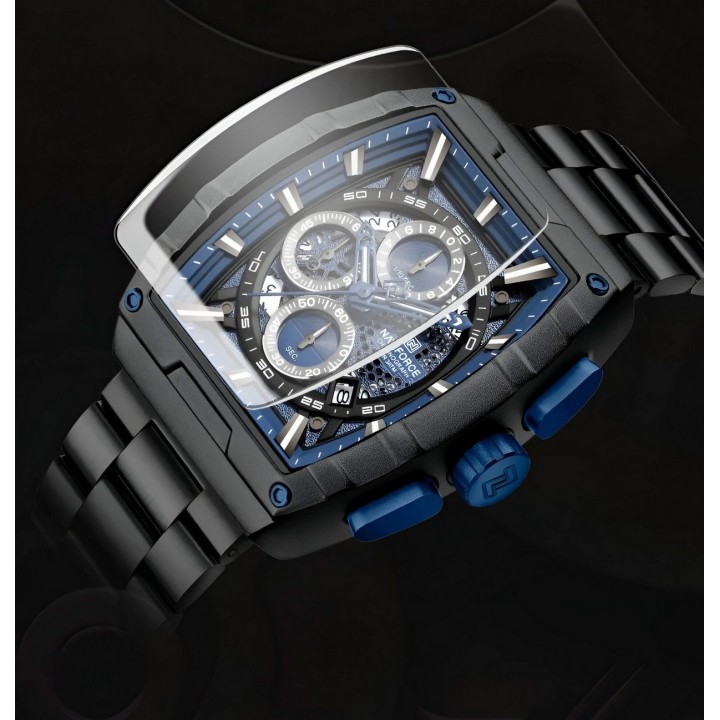 Reloj Naviforce Casual Nf8066 Crono Hombre Acero+ Estuche