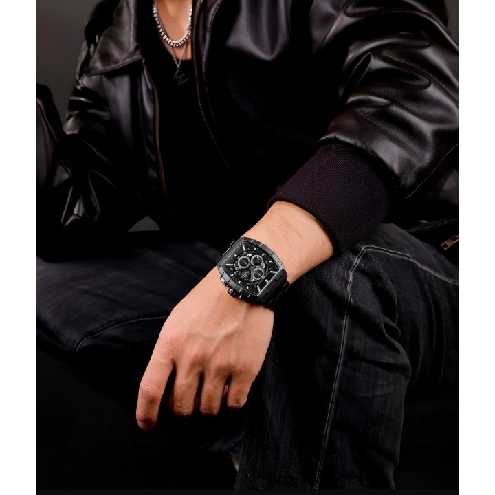 Reloj Naviforce Casual Nf8066 Crono Hombre Acero+ Estuche