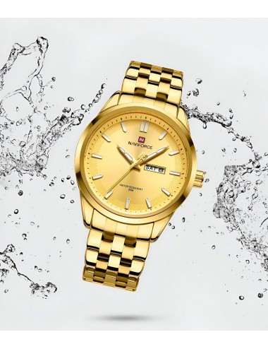 Reloj Naviforce Casual Nf9203 Crono Hombre Acero+ Estuche