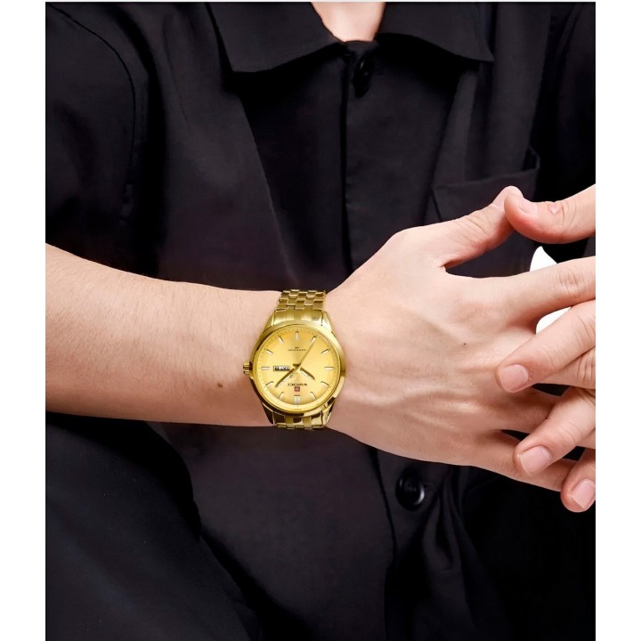 Reloj Naviforce Casual Nf9203 Crono Hombre Acero+ Estuche