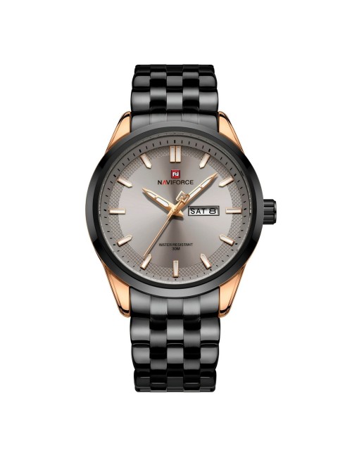 Reloj Naviforce Casual Nf9203 Crono Hombre Acero+ Estuche