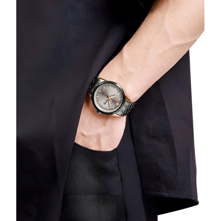 Reloj Naviforce Casual Nf9203 Crono Hombre Acero+ Estuche