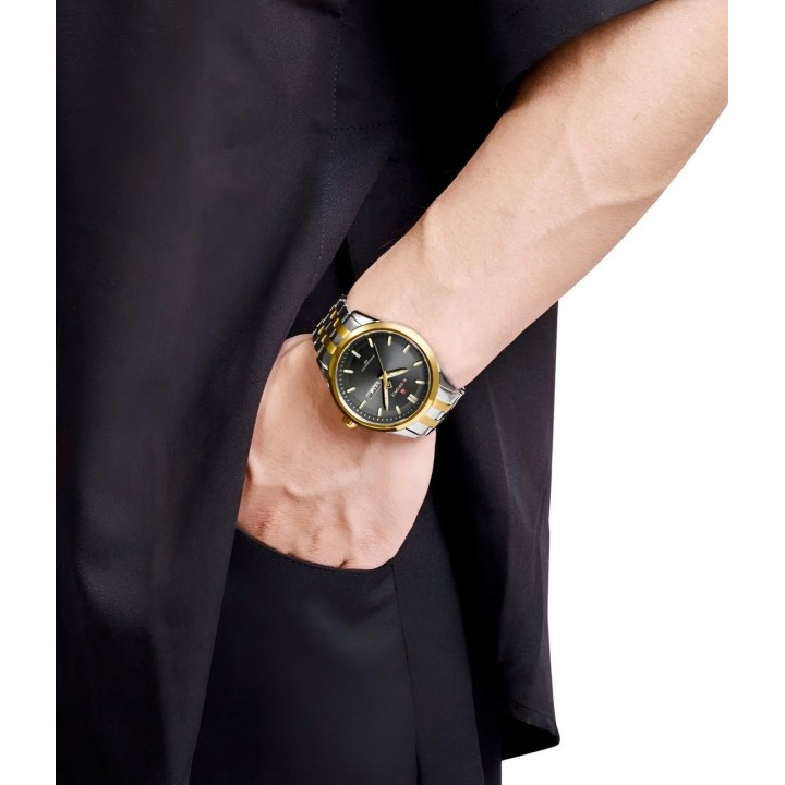 Reloj Naviforce Casual Nf9203 Crono Hombre Acero+ Estuche